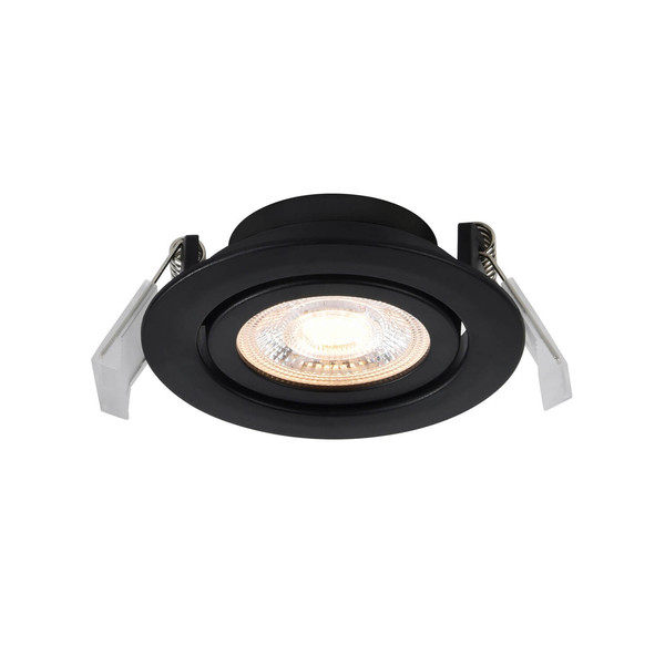 Nordlux 2510310103 Monolo 3-Kit LED Einbaustrahler 4,8W Dimmbar Warmweiss Schwarz