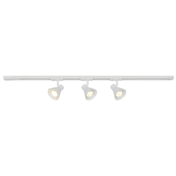 Nordlux 2510399901 EIK Link 3-Spot + 1m GU10 Schienensystem Weiss