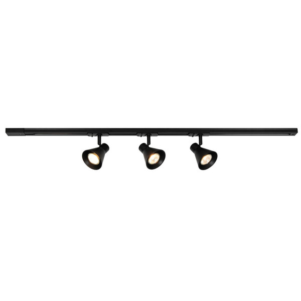 Nordlux 2510399903 EIK Link 3-Spot + 1m GU10 Schienensystem Schwarz
