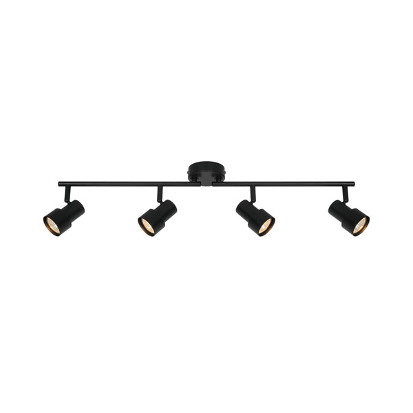 Nordlux 2512380103 Boston 4-rail GU10 Deckenleuchte Dimmbar Schwarz