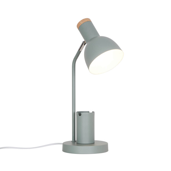 Nordlux 2512405023 DEVONE E27 Tischlampe Staubgrün