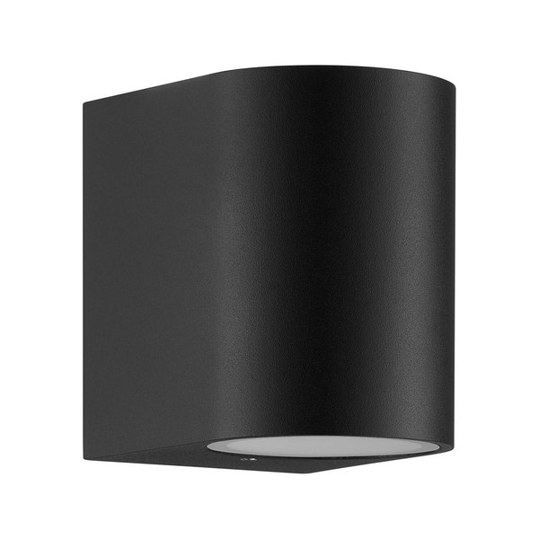 Nordlux 2518001003 Dion Single GU10 Wandleuchte Dimmbar Schwarz IP44