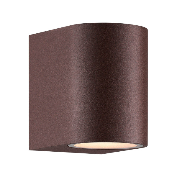 Nordlux 2518001009 Dion Single GU10 Wandleuchte Dimmbar Rost IP44