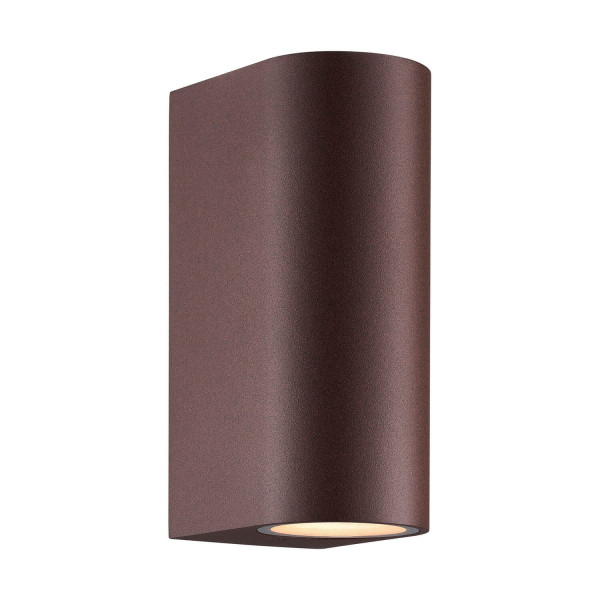 Nordlux 2518021009 Dion Double GU10 Wandleuchte Dimmbar Rost IP44