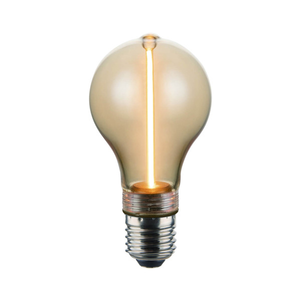 Nordlux 2580012727 DecoE27 A60 Dash Dim LED E27 Leuchtmittel 2W Dimmbar Extra-warmweiss Bernstein
