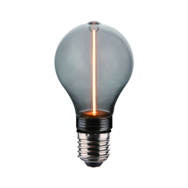 Nordlux 2580012747 DecoE27 A60 Dash Dim LED E27 Leuchtmittel 2W Dimmbar Extra-warmweiss Rauchfarben
