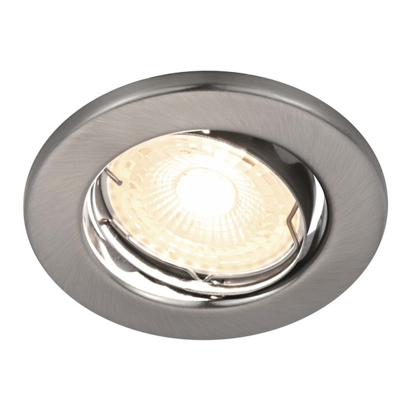 Nordlux Canis 2700 LED Einbauleuchte GU10 4.9W dimmbar Warmweiss Nickel 49320155