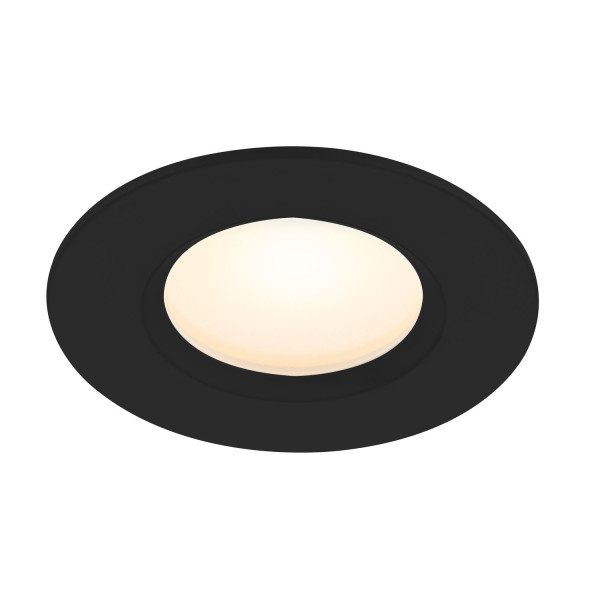 Nordlux Tiaki LED Einbauleuchte Downlight dimmbar IP65 Schwarz 49570103