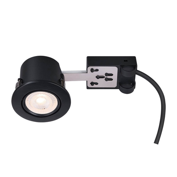 Nordlux 71810103 MIXIT Pro GU10 Einbaustrahler Dimmbar Schwarz IP23