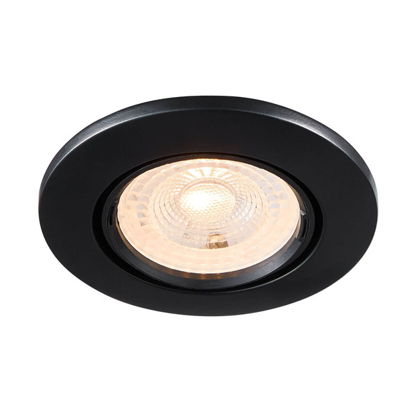 Nordlux 71810103 MIXIT Pro GU10 Einbaustrahler Dimmbar Schwarz IP23