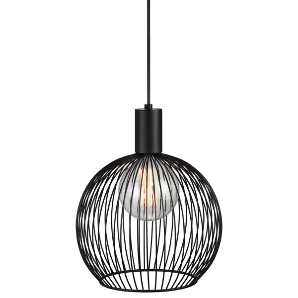 Nordlux 84243003 Aver E27 Pendelleuchte Metall Schwarz