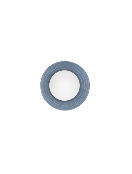 Nova Luce Wandleuchte Orbique G9 Graublau Opal Glas Keramik Ø16cm 9009213