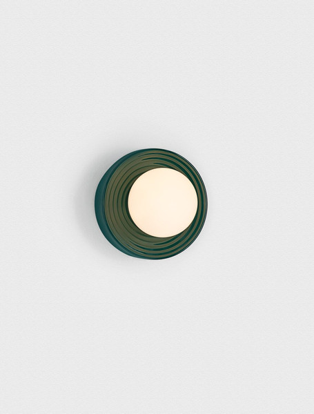 Nova Luce Wandleuchte Orbique G9 Jaspis Opal Glas Keramik Ø16cm 9009215