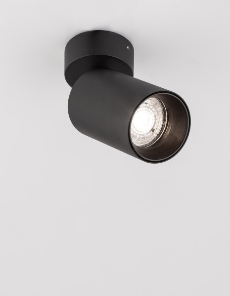 Nova Luce TOD Deckenleuchte GU10 Schwarz 13x5,7cm dimmbar 9011312