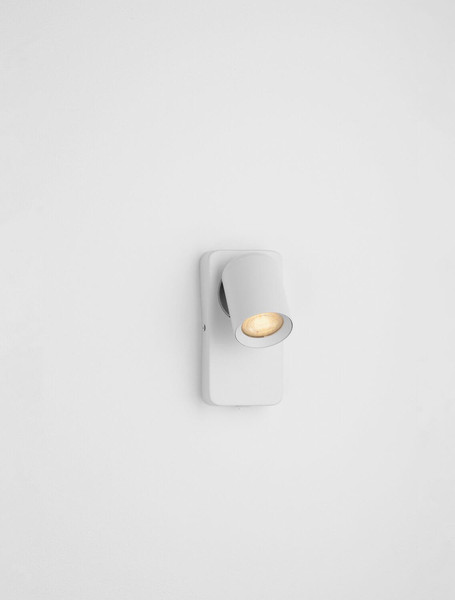 Nova Luce Wandleuchte Cosmina schwenkbar GU10 Weiß Aluminium Ø11cm 9011339