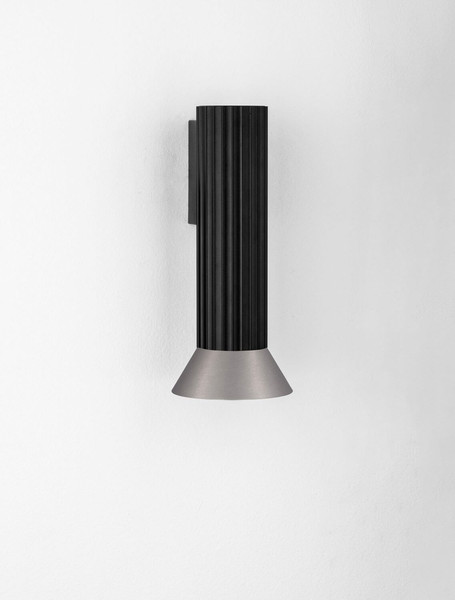 Nova Luce Wandleuchte Luvia GU10 Bronze Schwarz Aluminium Ø10cm 9011445