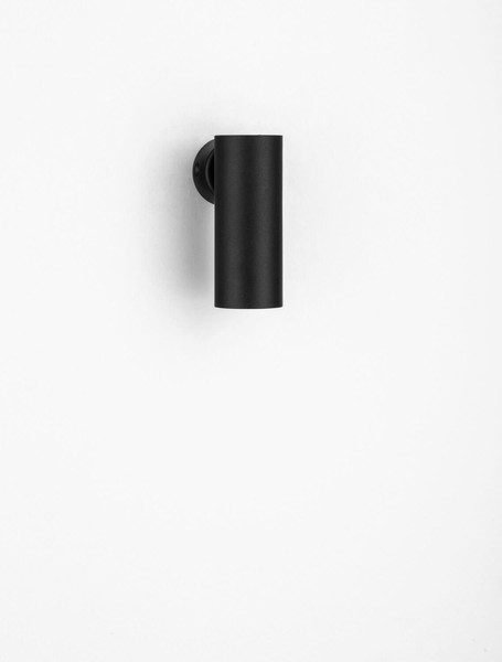 Nova Luce Wandleuchte Mor schwenkbar GU10 Schwarz Aluminium Ø4cm 9011460