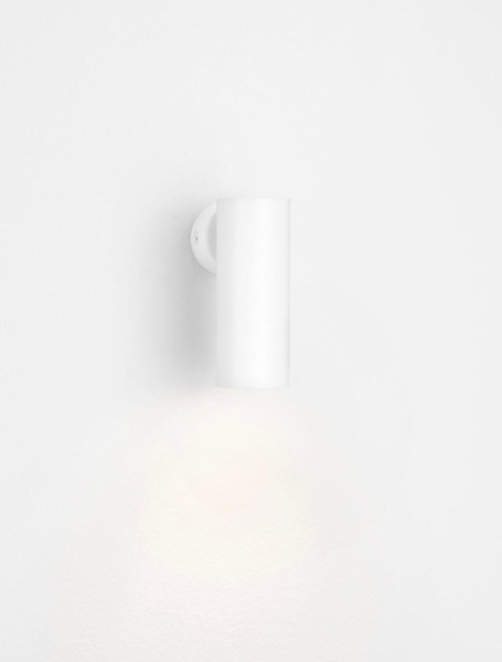 Nova Luce Wandleuchte Mor schwenkbar GU10 Weiß Aluminium Ø4cm 9011461