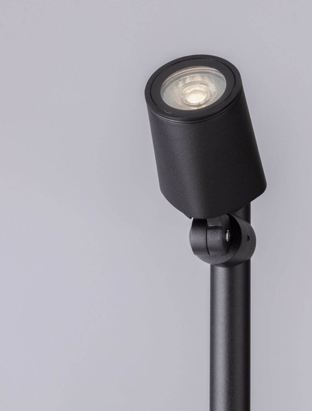 Nova Luce Wegeleuchte Spy schwenkbar GU10 IP65 salzwasserfest Schwarz Aluminium 50cm 9030156