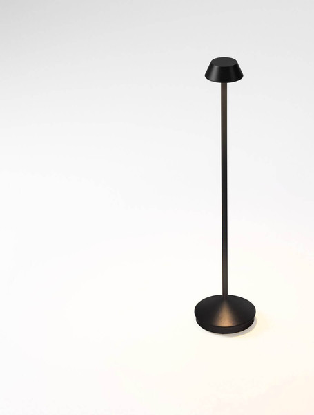 Nova Luce LED Wegeleuchte Arion 4W warmweiss 3000K IP65 Schwarz Aluminium 50cm 9030558