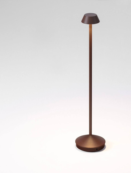Nova Luce LED Wegeleuchte Arion 4W warmweiss 3000K IP65 Cortenstahl Aluminium 50cm 9030559