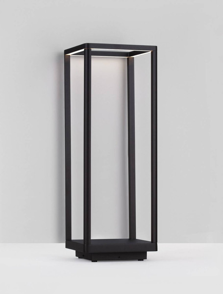Nova Luce LED Wegeleuchte Misti 9W warmweiss 3000K IP65 Schwarz Aluminium 50cm 9030569
