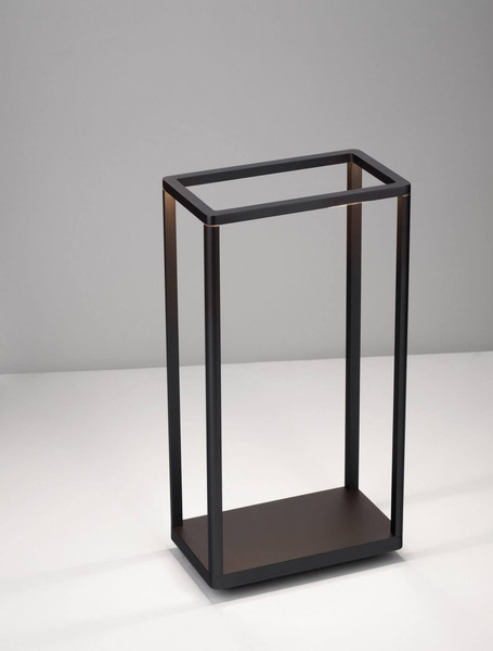 Nova Luce LED Wegeleuchte Akmi 9W warmweiss 3000K IP65 Schwarz Aluminium 50cm 9030571
