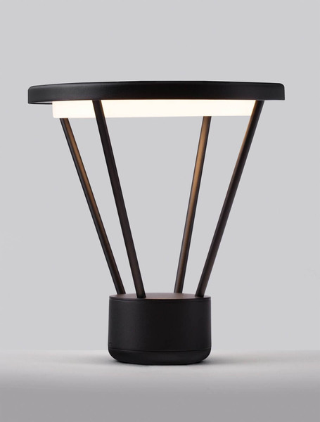 Nova Luce LED Sockelleuchte Virtus 16W warmweiss 3000K IP65 Schwarz Aluminium 33cm 9030572
