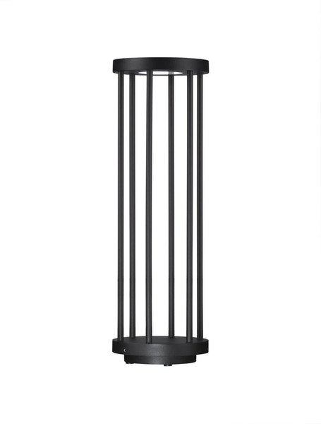 Nova Luce LED Wegeleuchte Nereus 8W warmweiss 3000K IP65 Schwarz Aluminium 50cm 9030587