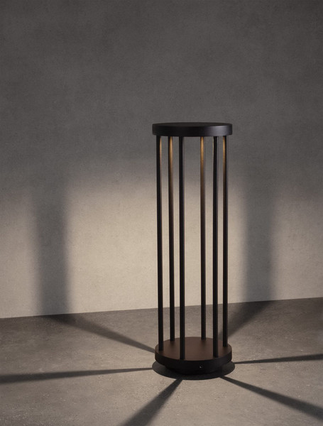 Nova Luce LED Wegeleuchte Nereus 8W warmweiss 3000K IP65 Schwarz Aluminium 50cm 9030587