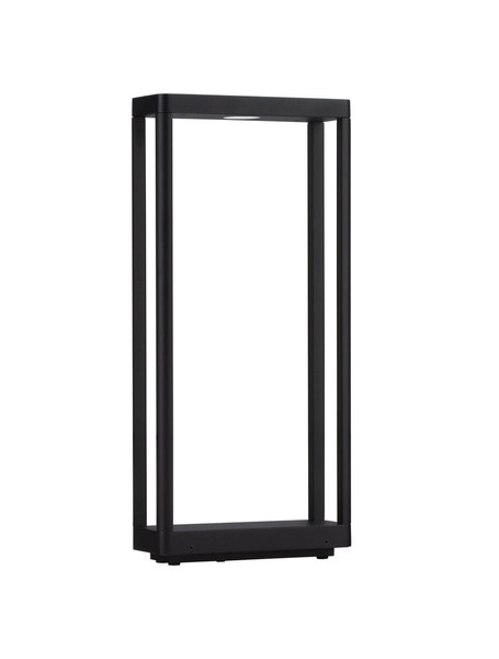 Nova Luce LED Wegeleuchte Cosmic 8W warmweiss 3000K IP65 Schwarz Aluminium 50cm 9030590