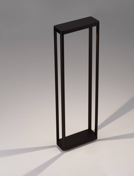 Nova Luce LED Wegeleuchte Cosmic 8W warmweiss 3000K IP65 Schwarz Aluminium 75cm 9030591