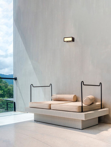 Nova Luce LED Außen-Wandleuchte Inga 11W warmweiss 3000K IP65 salzwasserfest Schwarz Aluminium 15x7cm 9030593