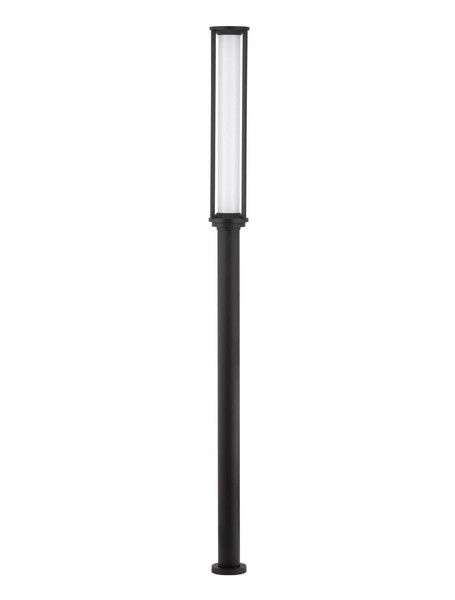 Nova Luce LED Wegeleuchte Solstice 16W warmweiss 3000K IP65 Schwarz Aluminium 222cm 9030626