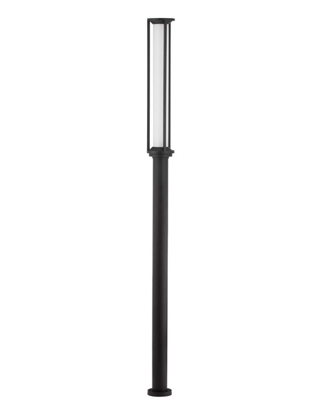 Nova Luce LED Wegeleuchte Solstice 16W warmweiss 3000K IP65 Schwarz Aluminium 222cm 9030626