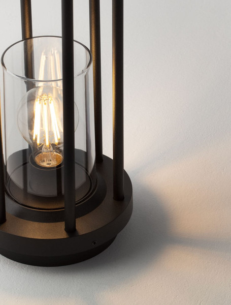 Nova Luce Wegeleuchte Elysium E27 IP65 salzwasserfest Schwarz Aluminium 50cm 9030629