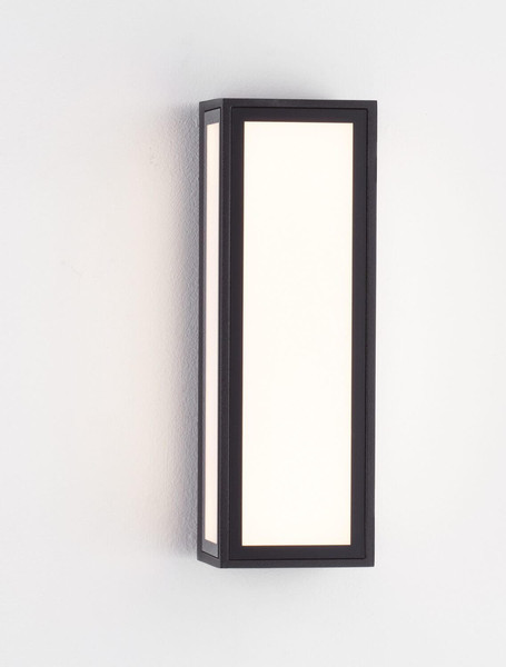 Nova Luce LED Außen-Wandleuchte Astral 10W warmweiss 3000K IP65 salzwasserfest Schwarz Aluminium 26x9cm 9030632