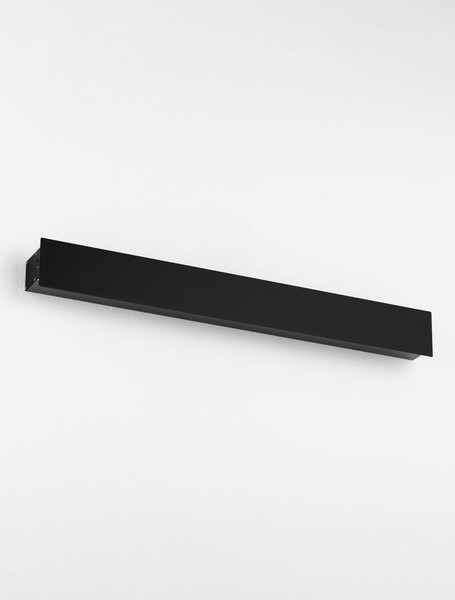 Nova Luce LED Außen-Wandleuchte Path 11W warmweiss 3000K IP65 salzwasserfest Schwarz Aluminium 50x6cm 9030707