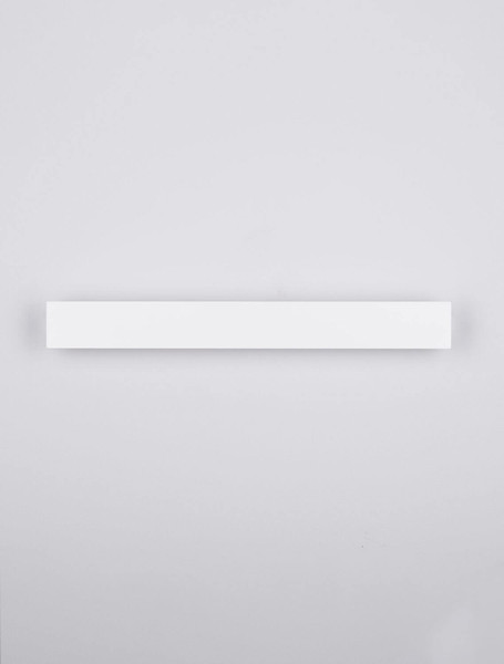 Nova Luce LED Außen-Wandleuchte Path 11W warmweiss 3000K IP65 salzwasserfest Weiß Aluminium 50x6cm 9030708