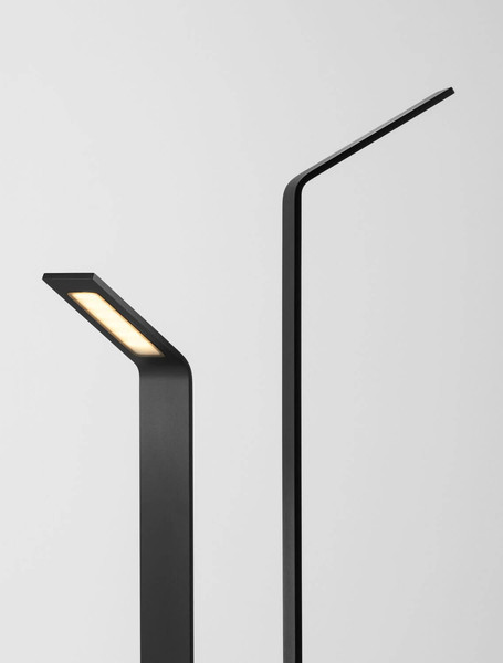 Nova Luce LED Wegeleuchte Vel 7W warmweiss 3000K IP65 salzwasserfest Schwarz Aluminium 80cm 9030724