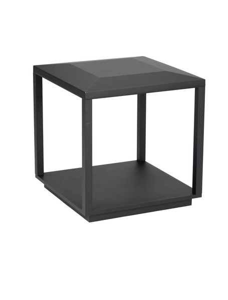 Nova Luce LED Sockelleuchte Prive 15W warmweiss 3000K IP65 Schwarz Aluminium 36cm 9030755