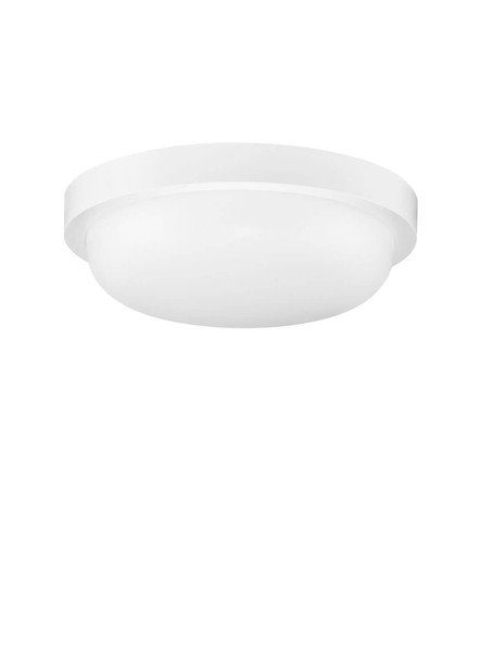 Nova Luce LED Außen-Deckenleuchte Reo 19W warmweiss 3000K IP65 Weiß Ø23,5cm 9030768