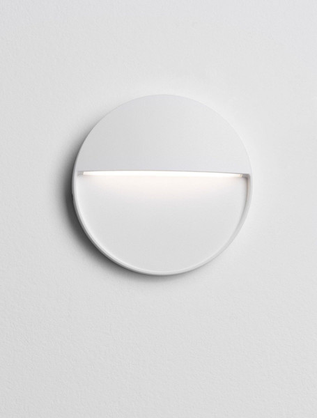 Nova Luce LED Außen-Wandleuchte Toby 3W warmweiss 3000K IP54 salzwasserfest Weiß Aluminium Ø11cm 9030814