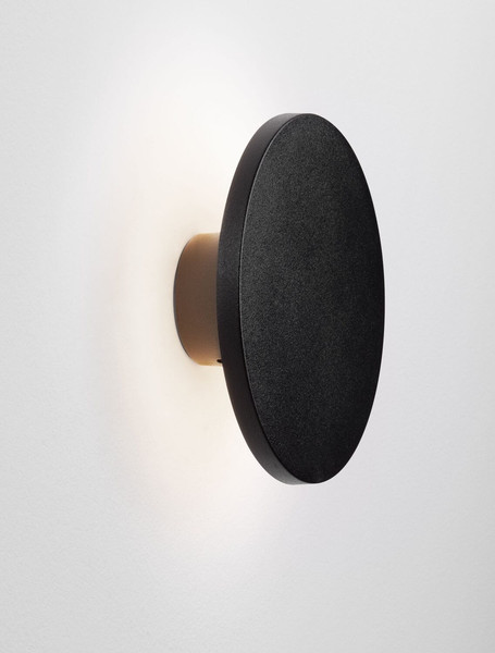 Nova Luce LED Außen-Wandleuchte Tower 8W warmweiss 3000K IP65 salzwasserfest Schwarz Ø16,5cm 9030824
