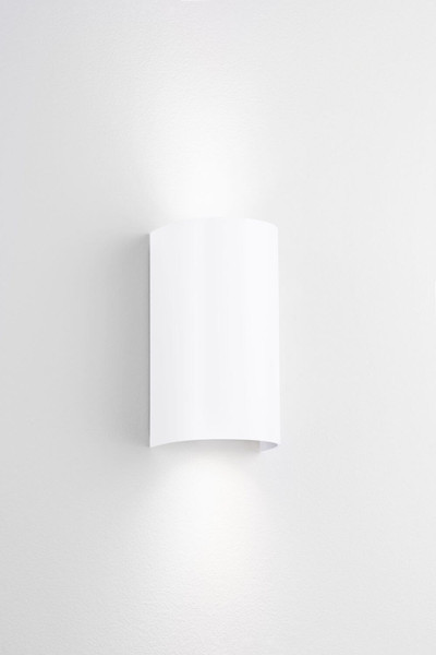 Nova Luce Außen-Wandleuchte York 2-flammig 2xGU10 IP65 salzwasserfest Weiß Aluminium 19,5x11cm 9030831