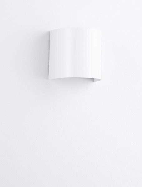 Nova Luce Außen-Wandleuchte York GU10 IP65 salzwasserfest Weiß Aluminium 11x11cm 9030833