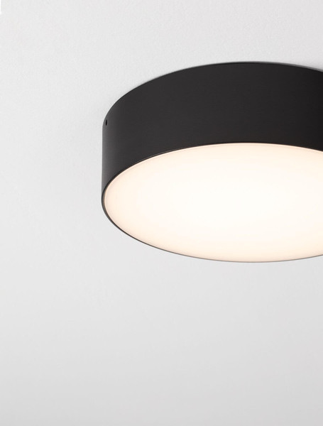 Nova Luce LED Außen-Deckenleuchte Judi 20W warmweiss 3000K IP65 salzwasserfest Anthrazit Aluminium Ø21cm 9030837