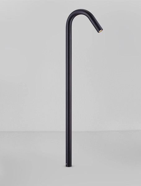 Nova Luce LED Wegeleuchte Gleam 5W warmweiss 3000K IP65 salzwasserfest Anthrazit Aluminium 80cm 9030847