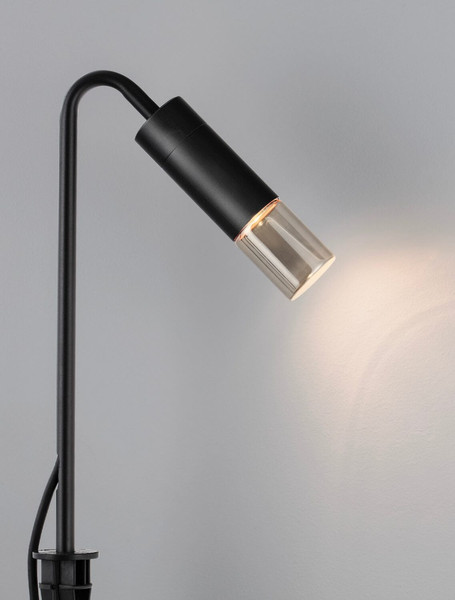 Nova Luce LED Wegeleuchte Aether 5W warmweiss 3000K IP65 salzwasserfest Anthrazit Glas Aluminium 51cm 9030850