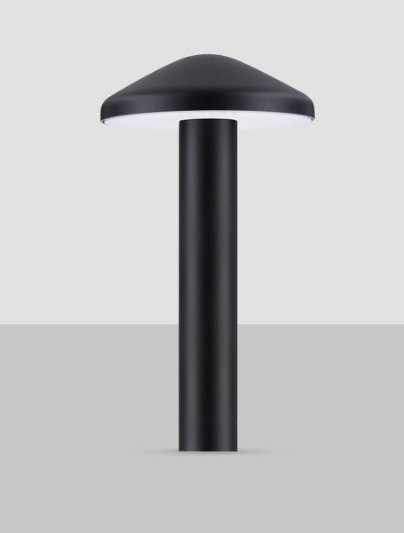 Nova Luce LED Sockelleuchte Nemo 5W warmweiss 3000K IP65 salzwasserfest Anthrazit Aluminium 20cm 9030861